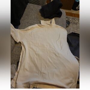 Eddie Bauer Cream Turtleneck Sweater